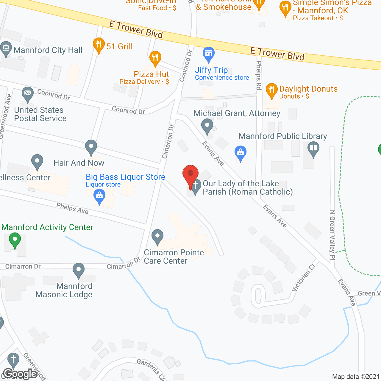Cimarron Pointe Care Center in google map