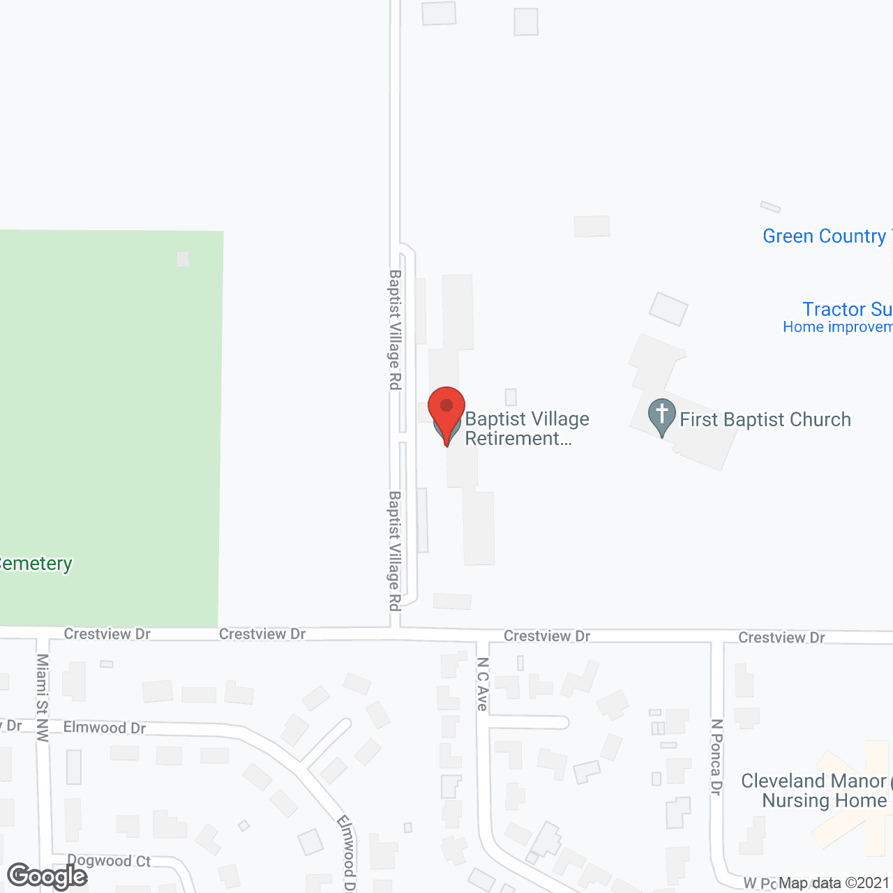 Baptist Village of Cleveland in google map