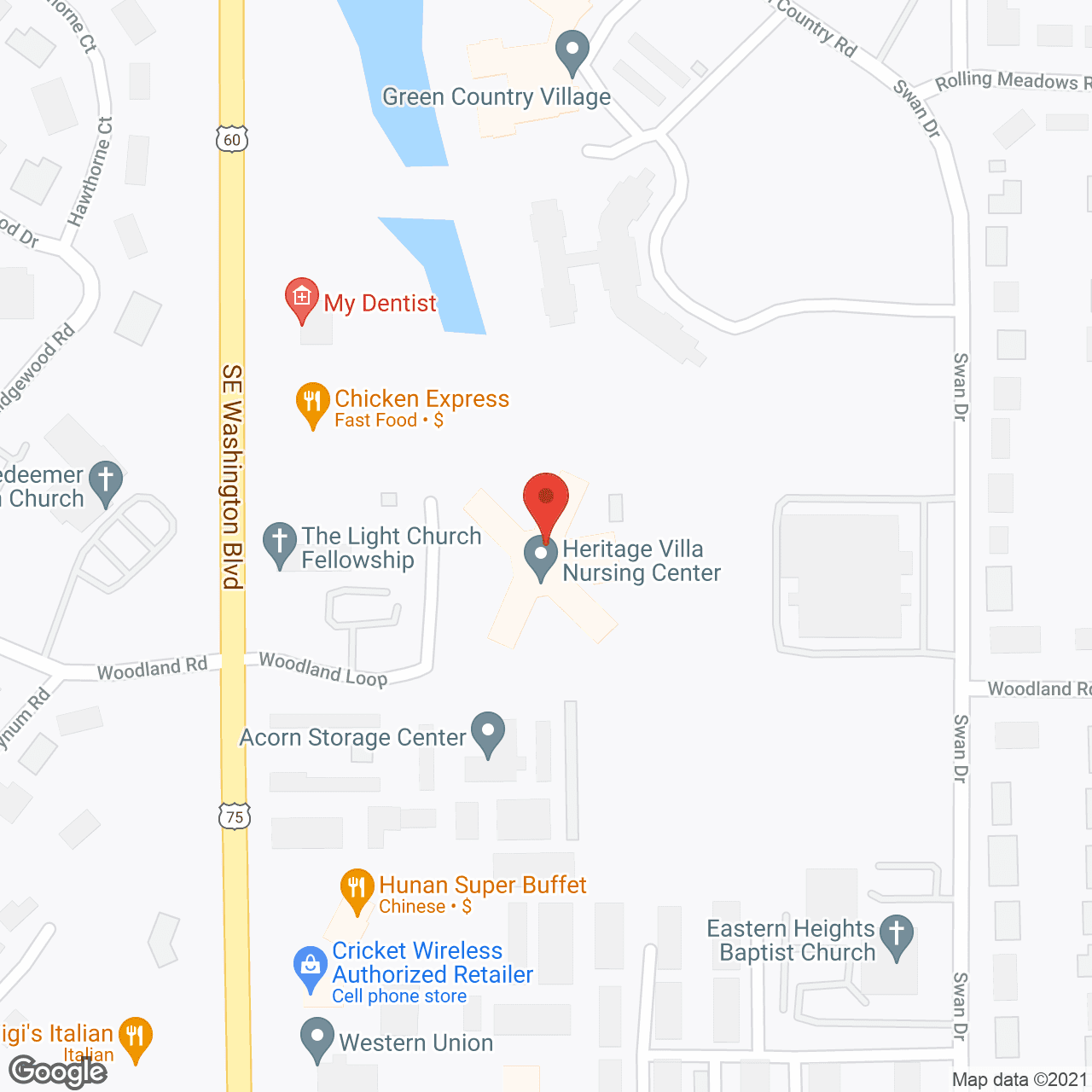 Heritage Villa Nursing Ctr in google map