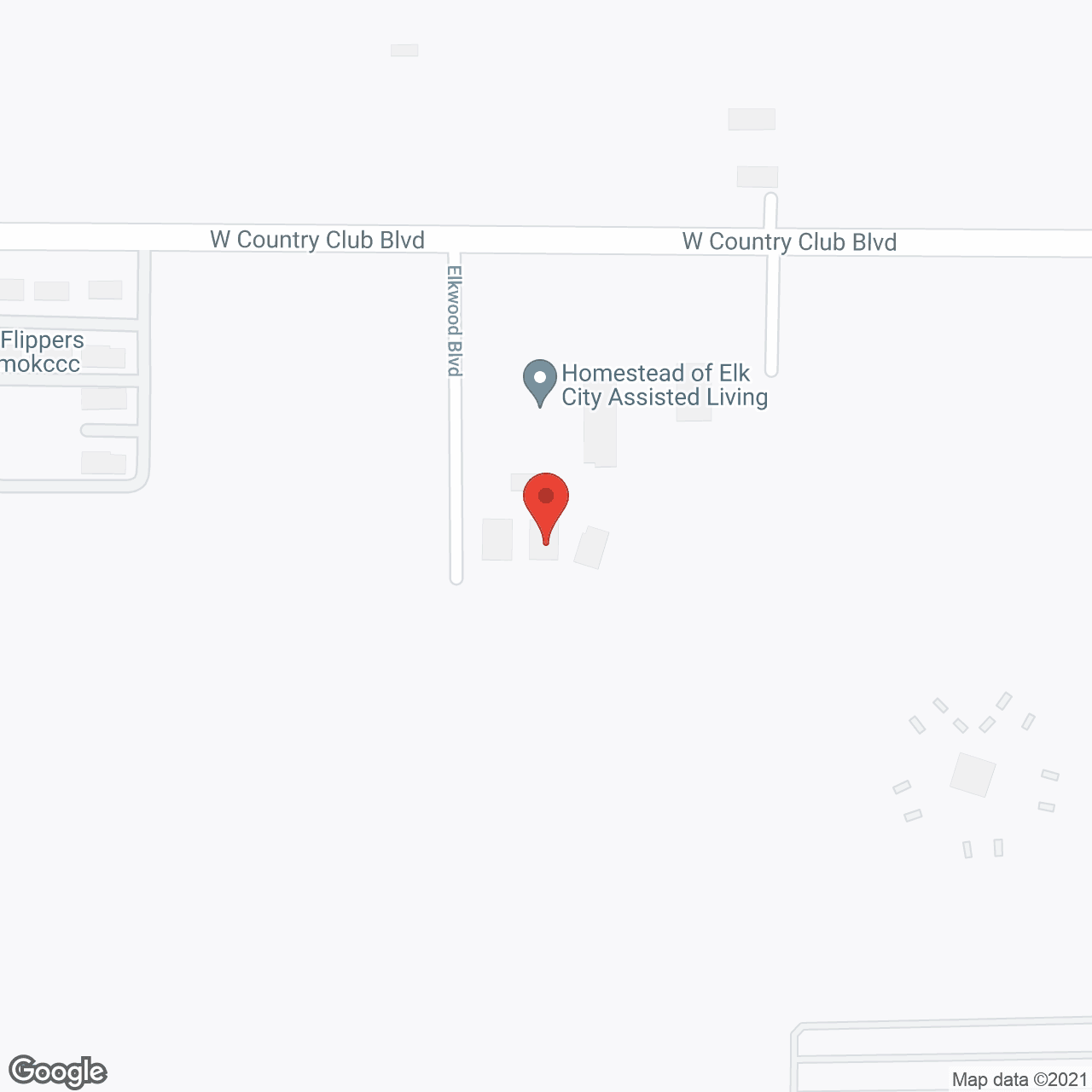 Homestead of Elk City in google map