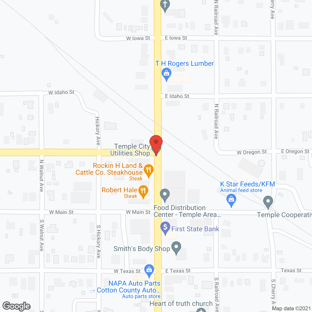 Housing Authority Temple in google map