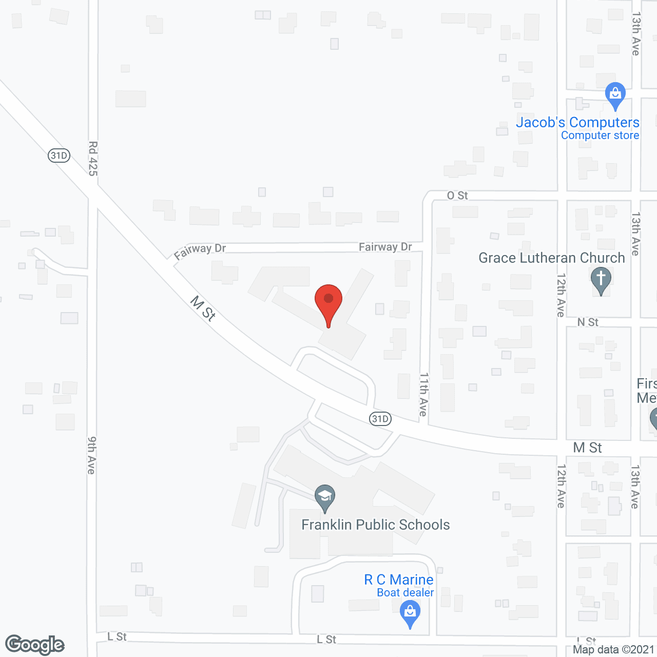 Golden LivingCenter - Franklin in google map