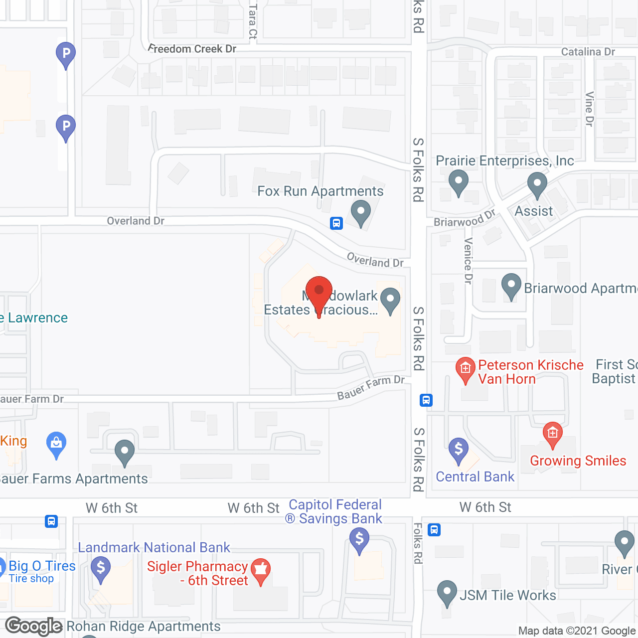 Meadowlark Estates in google map