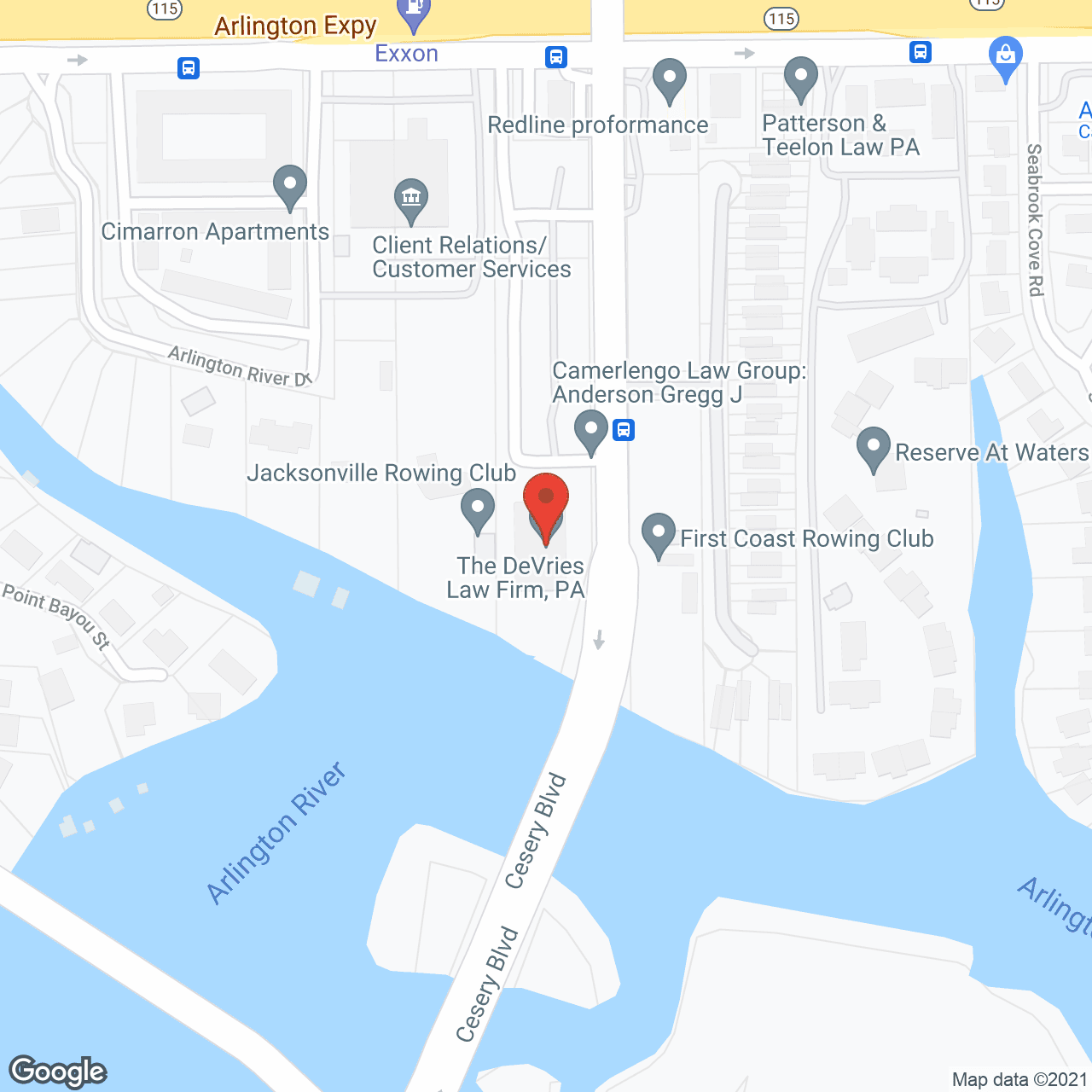 Humana American Eldercare in google map