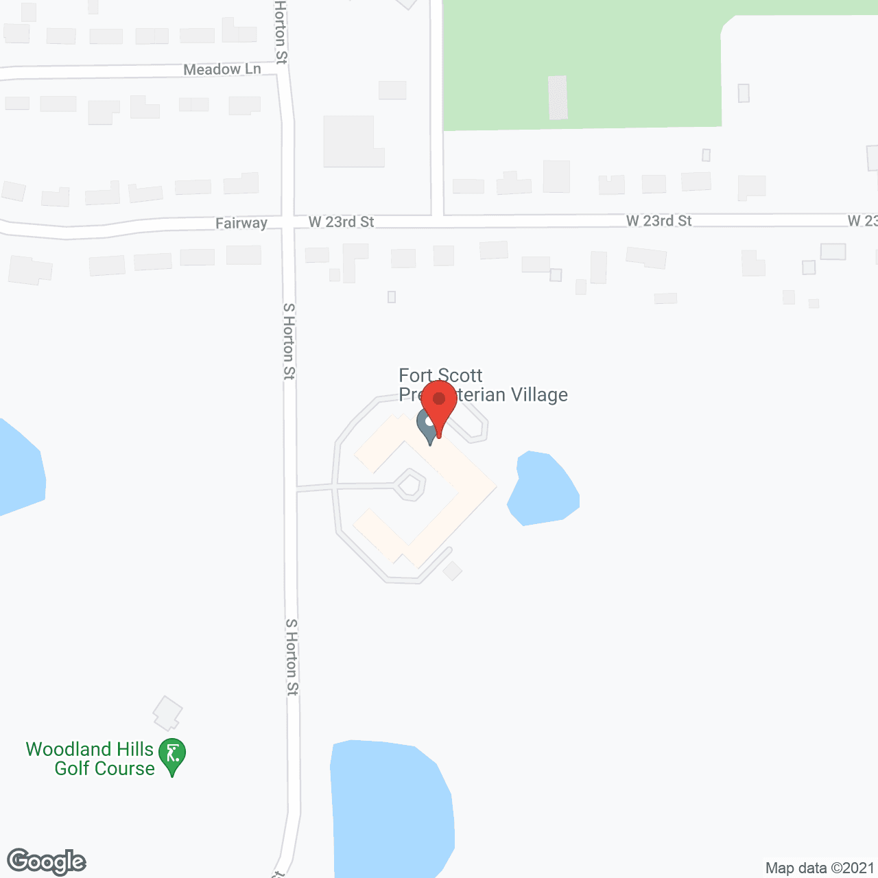 Fort Scott Presbyterian Village in google map