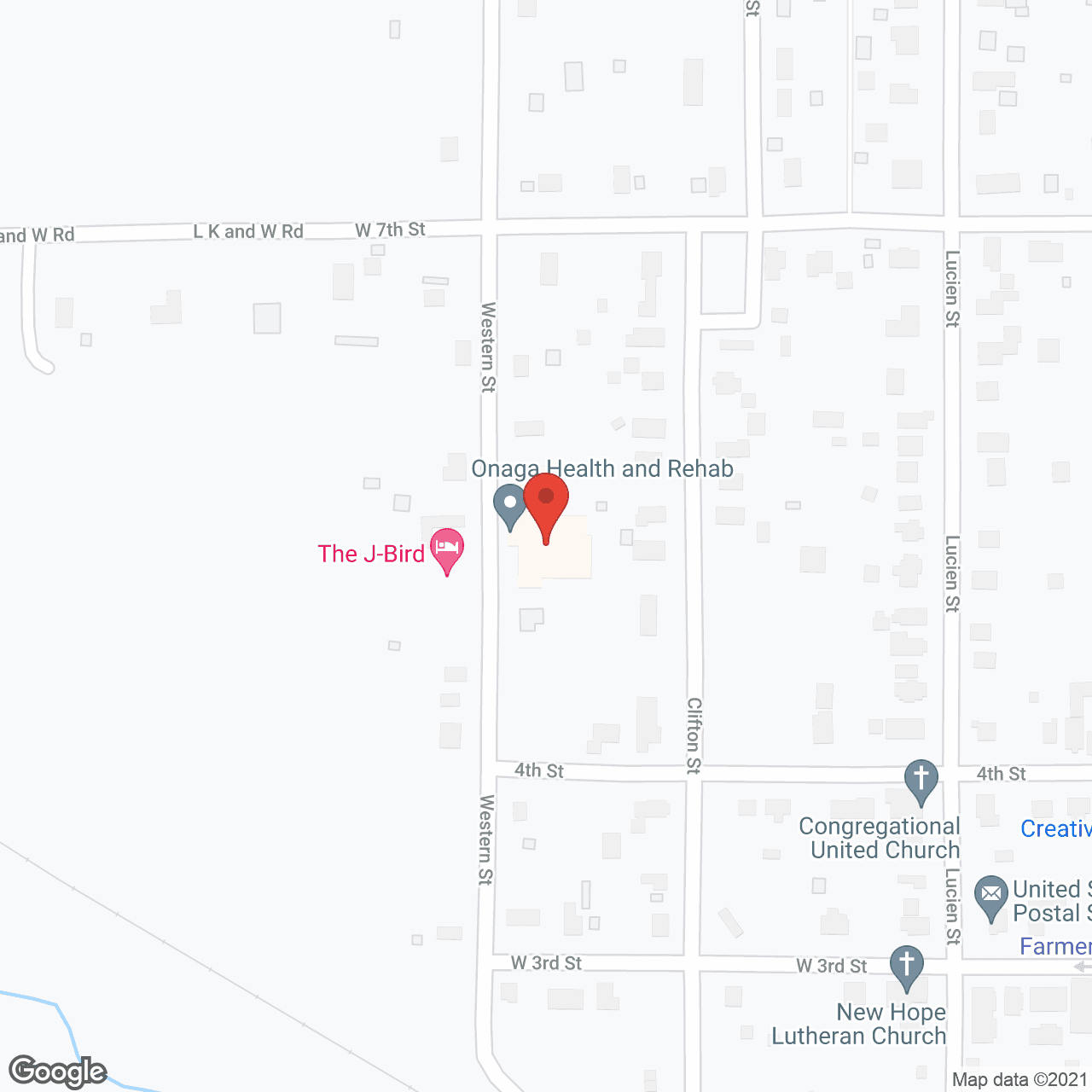 Golden Acres Nursing Ctr in google map