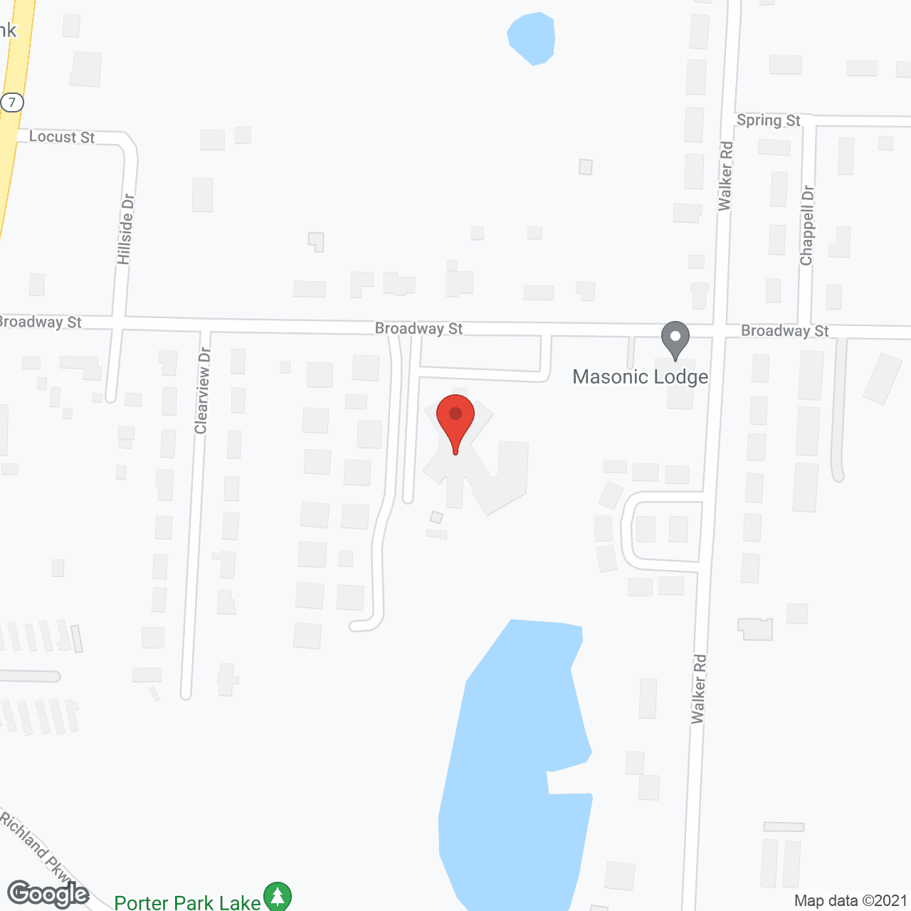 Pleasant Hill Rehab Ctr in google map