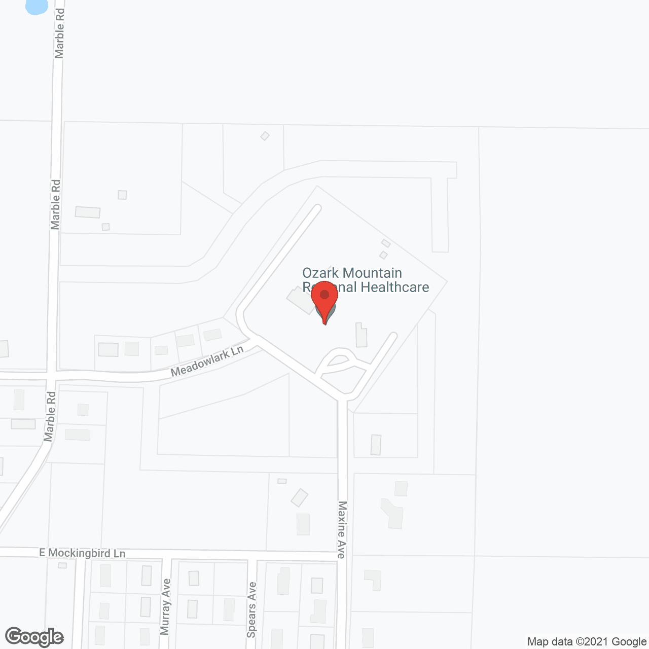 Ozark Mountain Regional Healthcare Center in google map