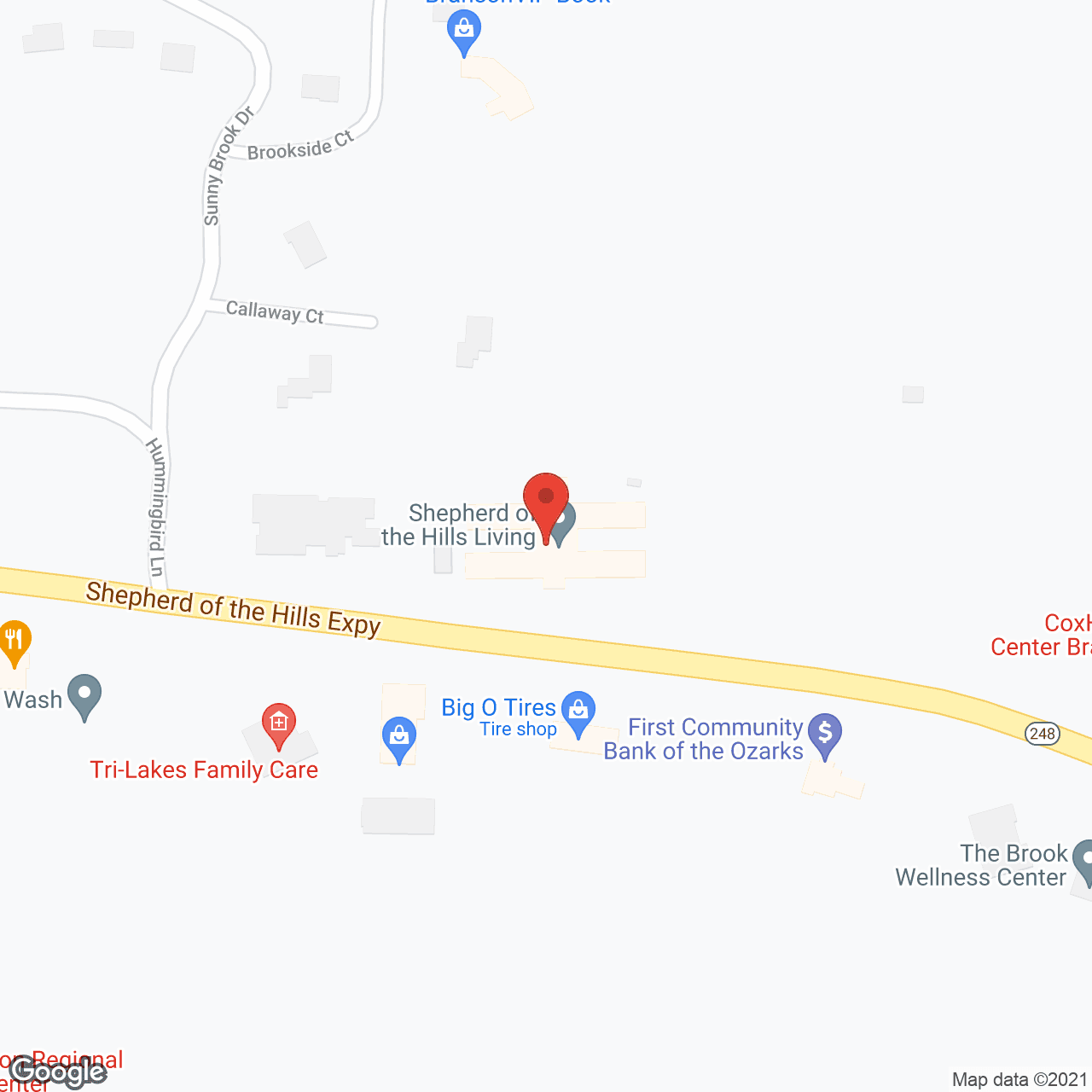 Golden LivingCenter - Branson in google map
