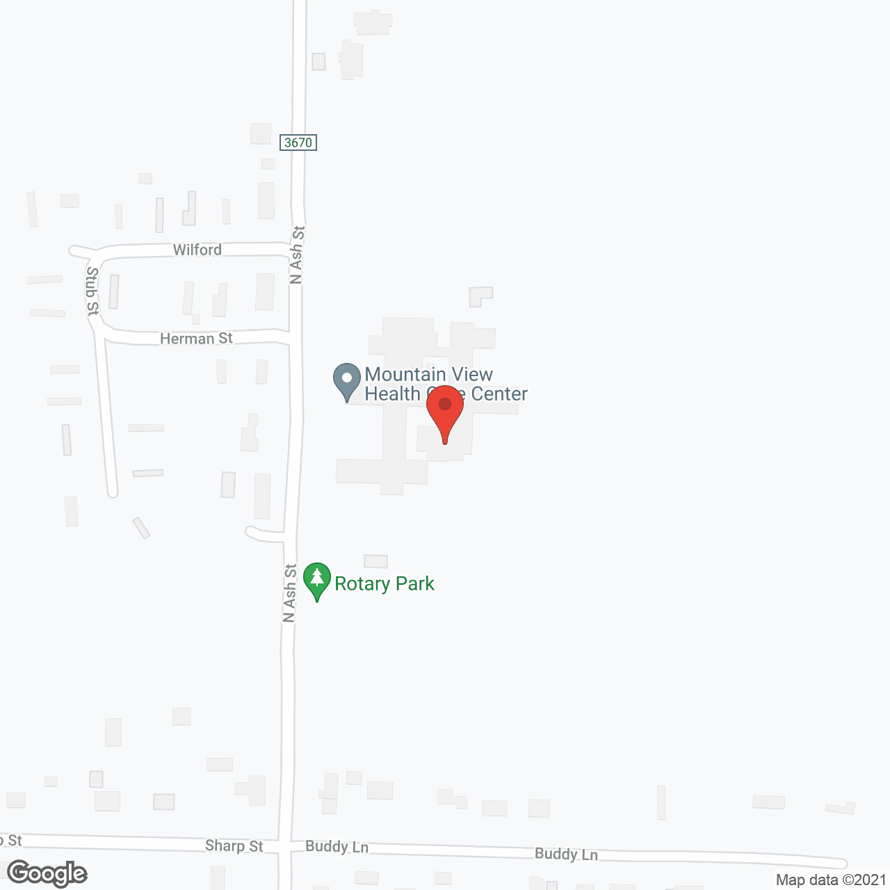 Mountain View Health Care Ctr in google map
