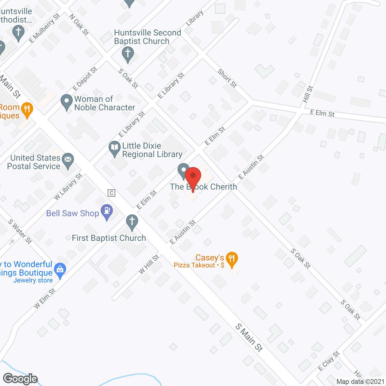 Brook Cherith Assisted Living in google map