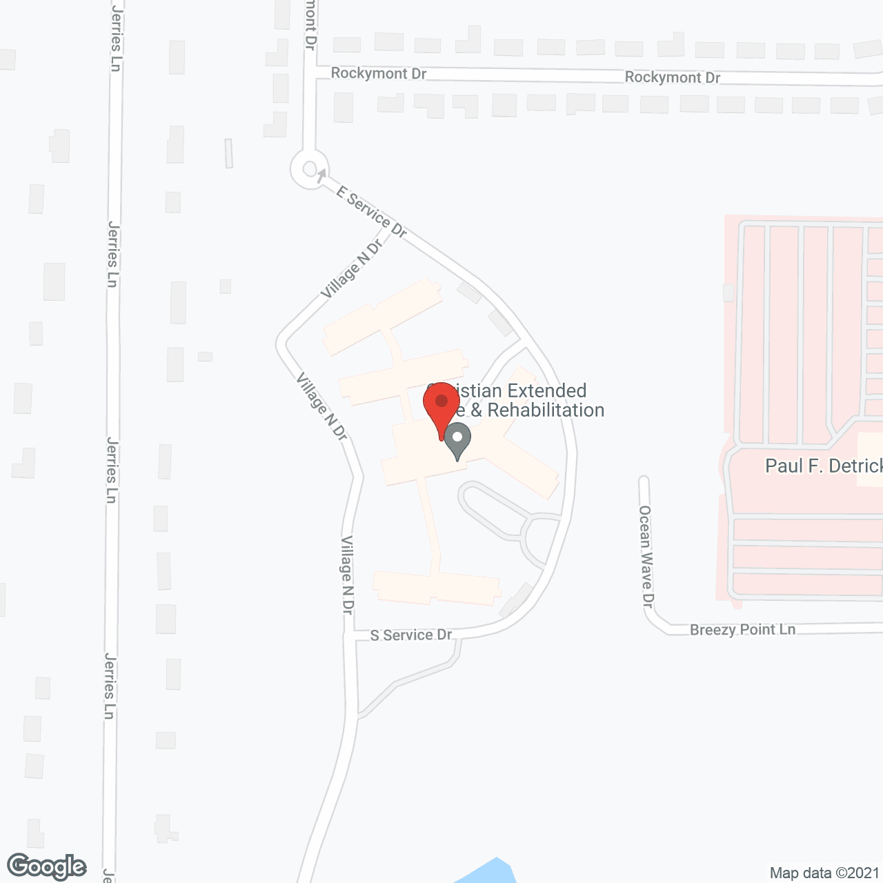 Village North in google map