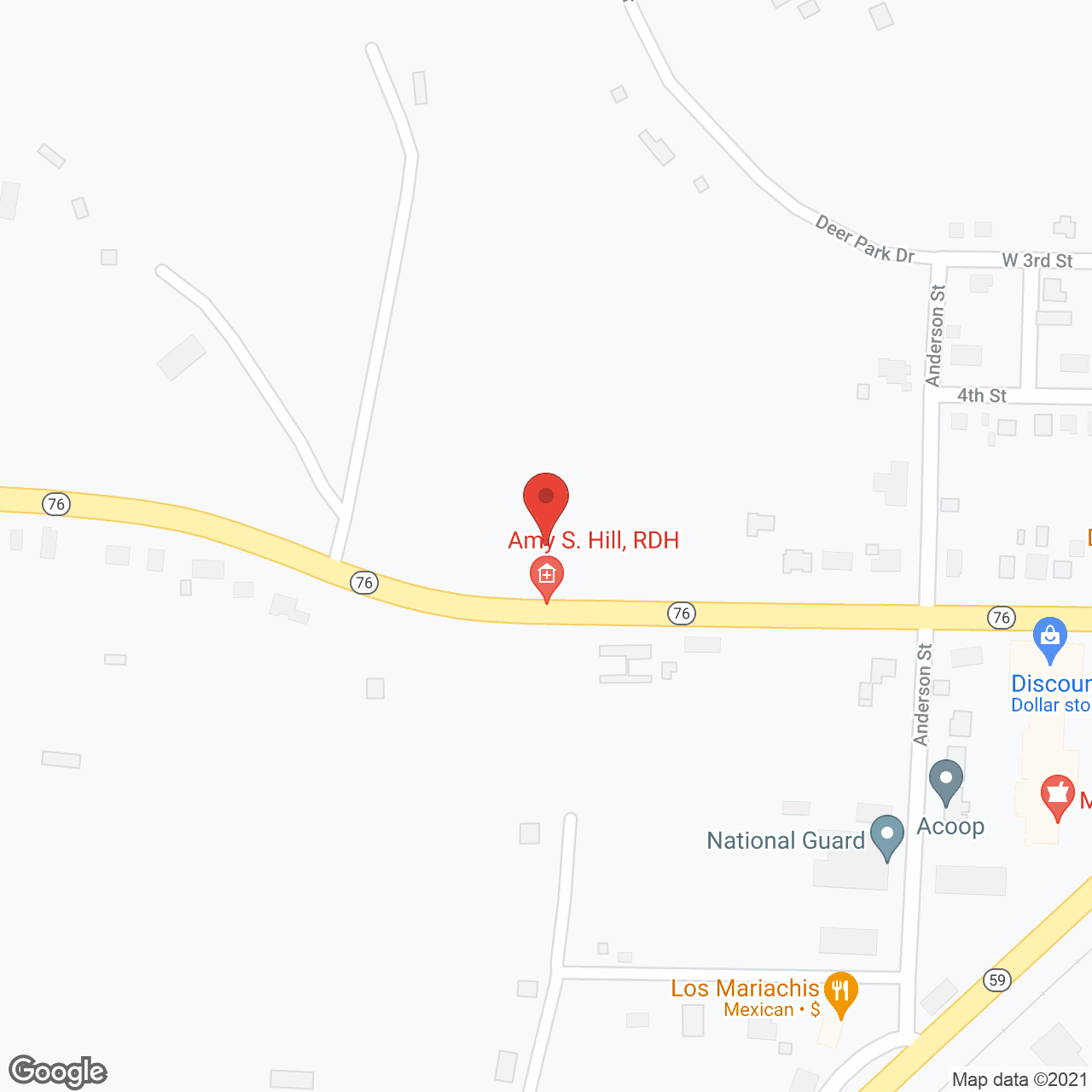 Mcdonald County Living Center in google map