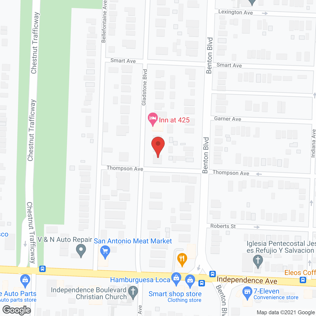 Gladstone Nursing Home in google map