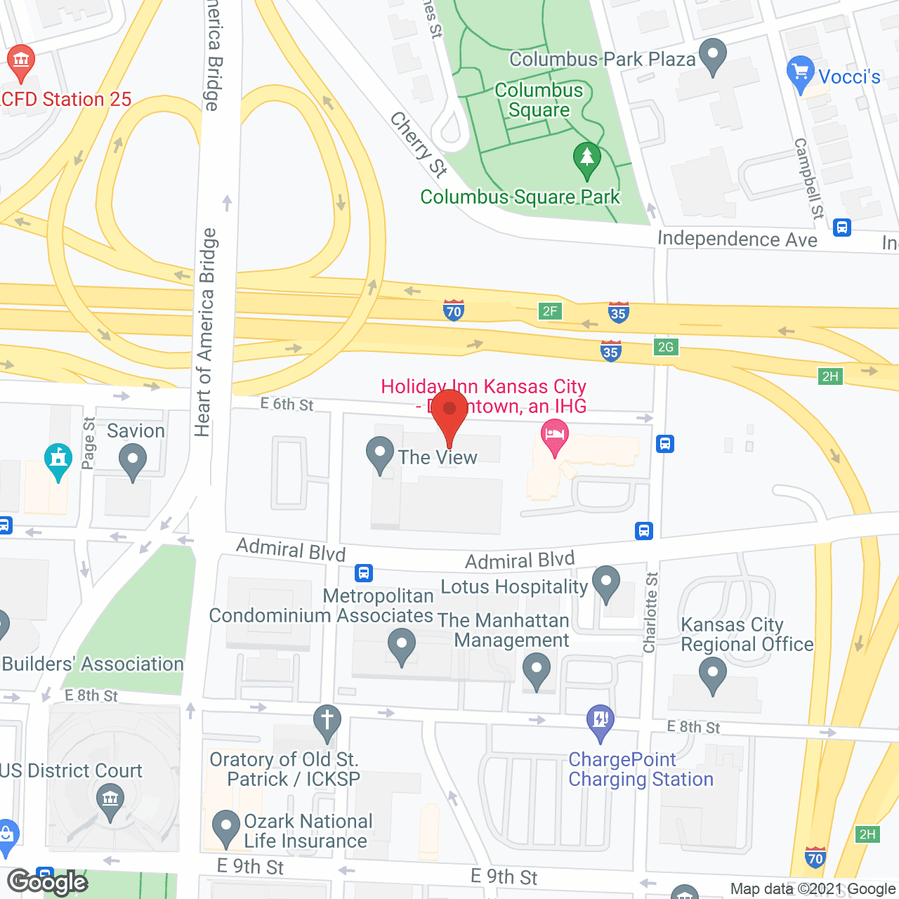 University Tower Med Pavilion in google map