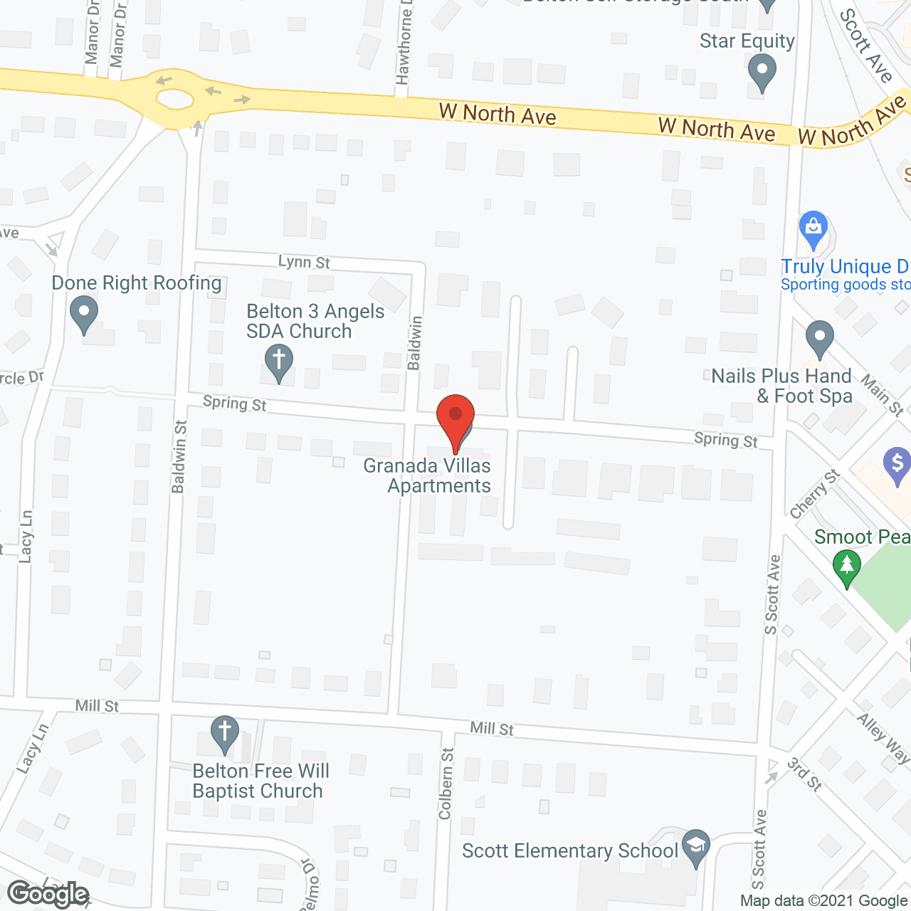 Granada Villas Apartments in google map
