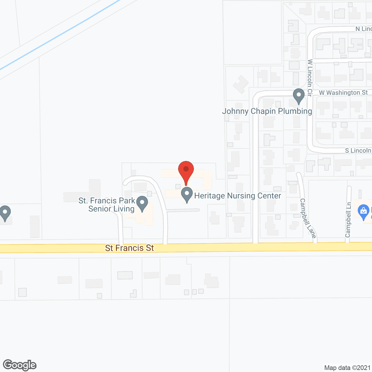 Heritage Nursing Center in google map