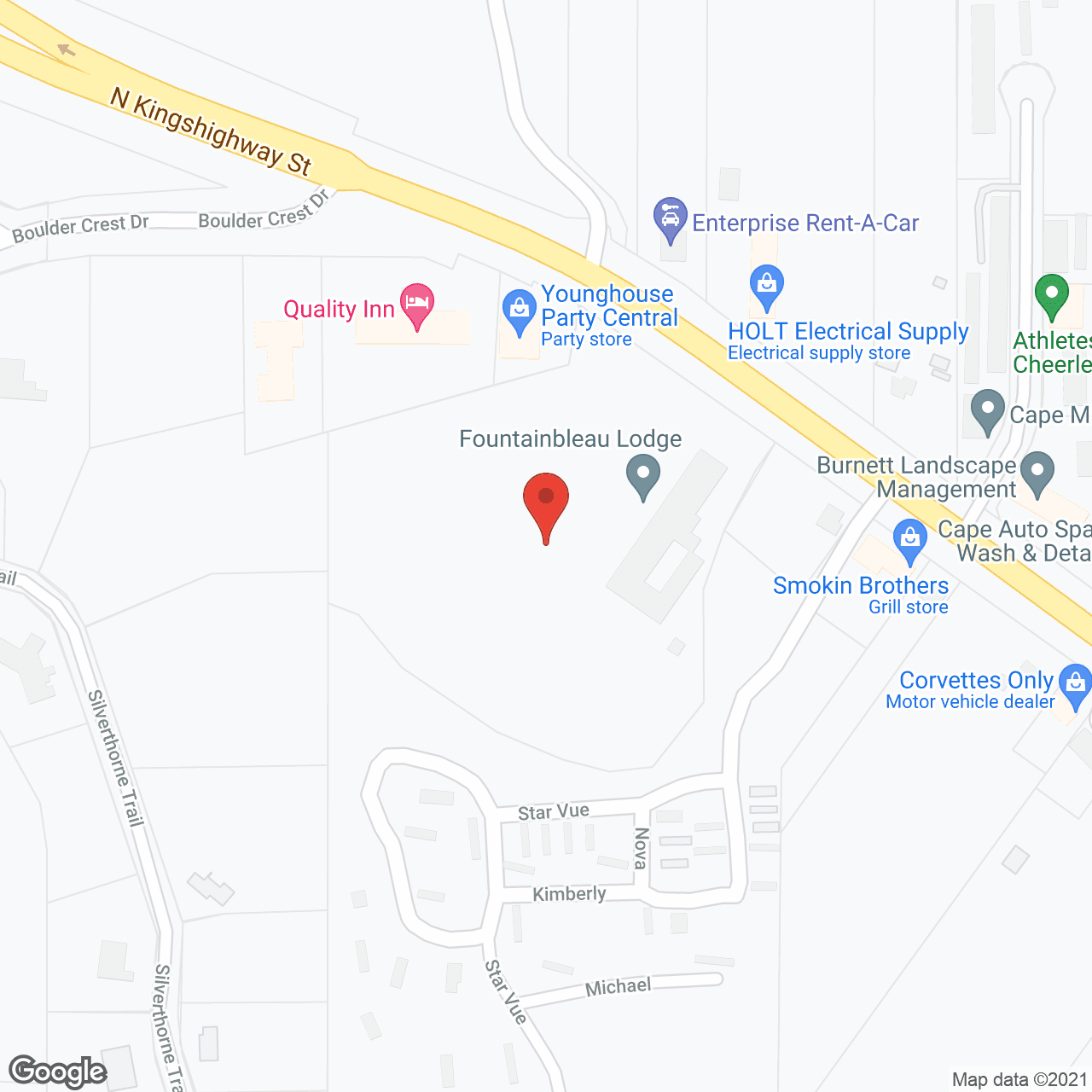 Fountainbleau Lodge in google map