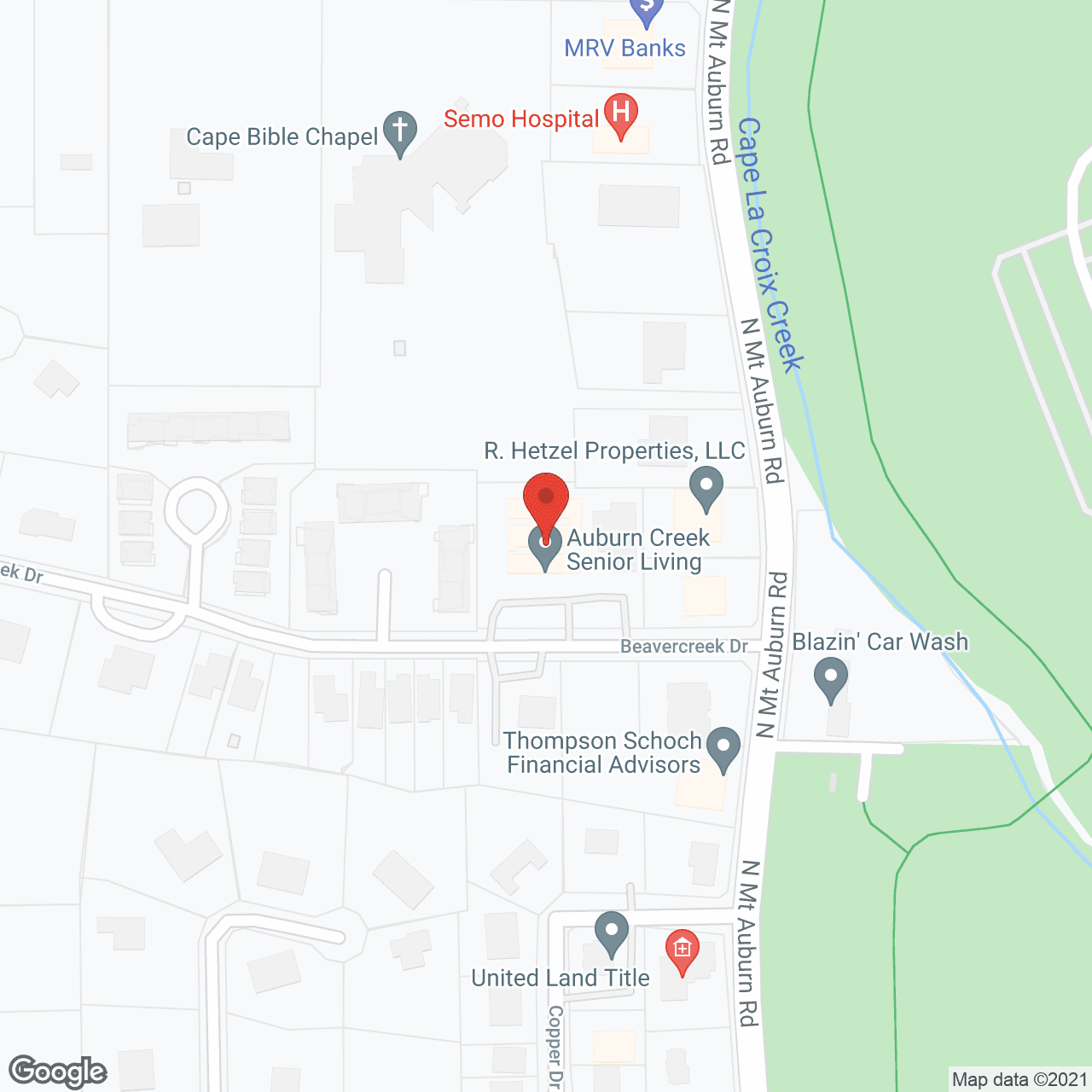 Auburn Creek and Arbors at Auburn Creek in google map