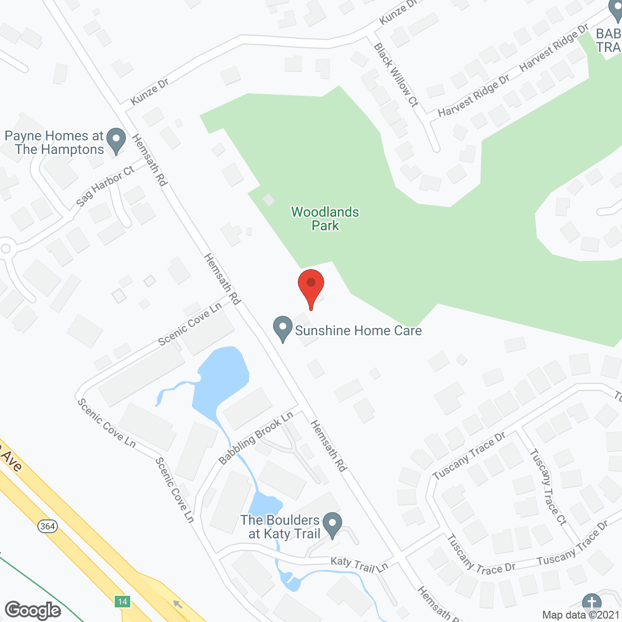 Sunshine Home Care-St Charles in google map