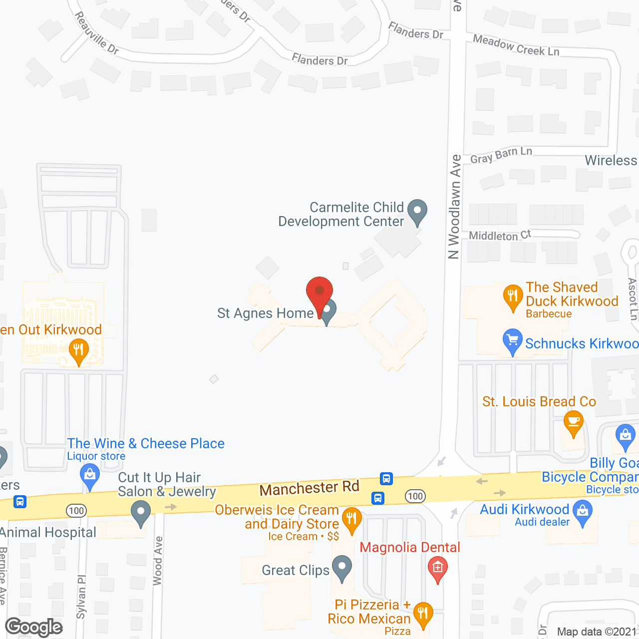 St. Agnes Home in google map