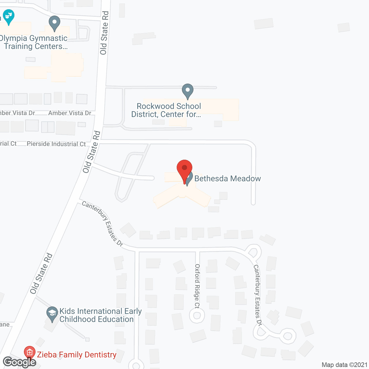 Bethesda Meadow in google map