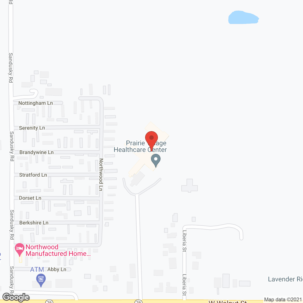 Prairie Village Healthcare in google map