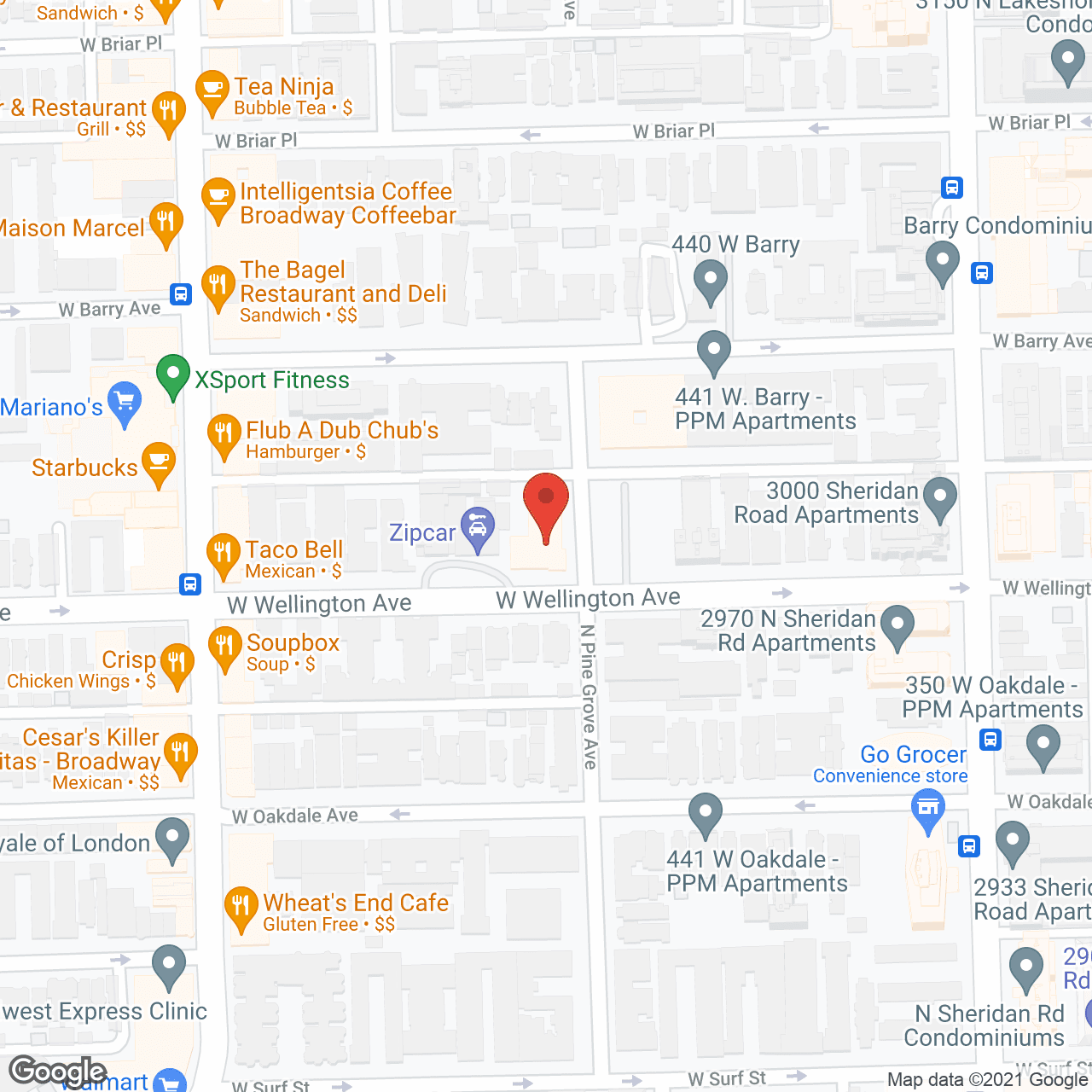 Alden Lincoln Park Rehabilitation Center in google map