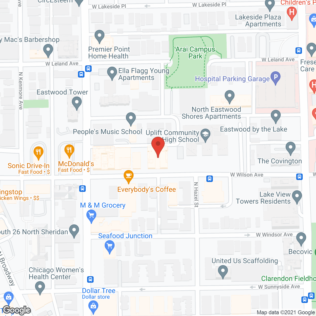 Friendly Towers in google map