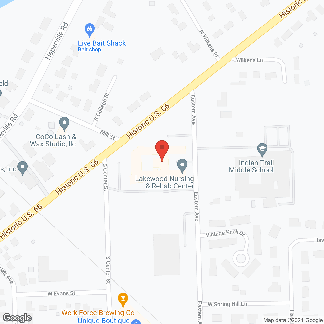 Lakewood Center Nursing and Rehab Ctr in google map
