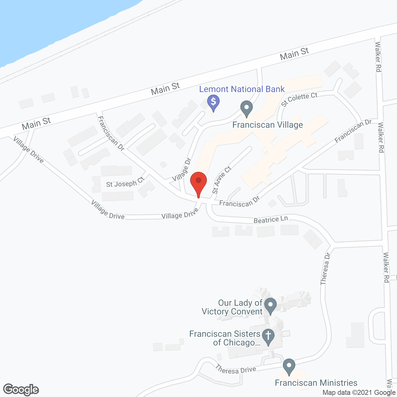 Franciscan Village in google map