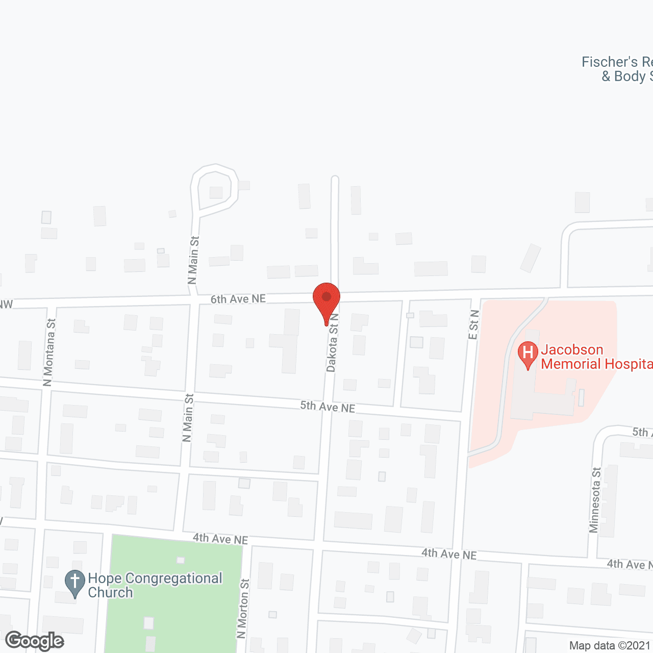 Dakota Hills Housing in google map