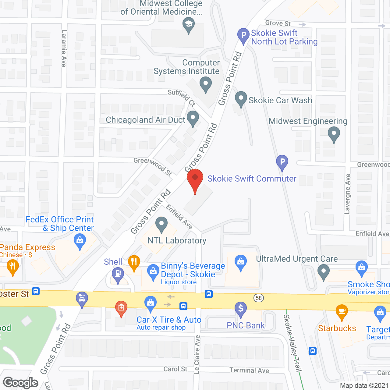 Lieberman Center for Health and Rehabilitation in google map