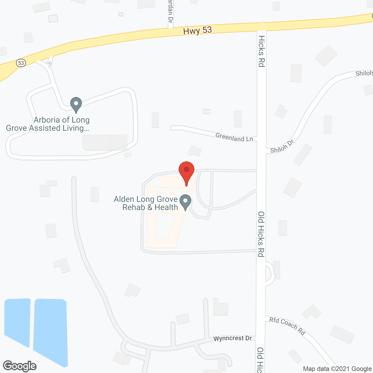 Alden of Long Grove in google map