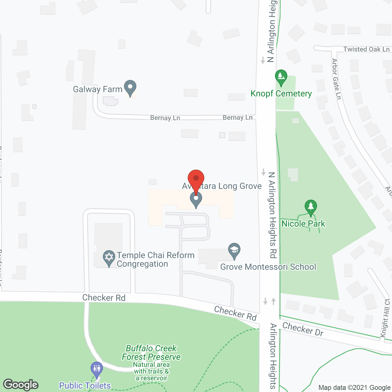 Avantara Long Grove in google map