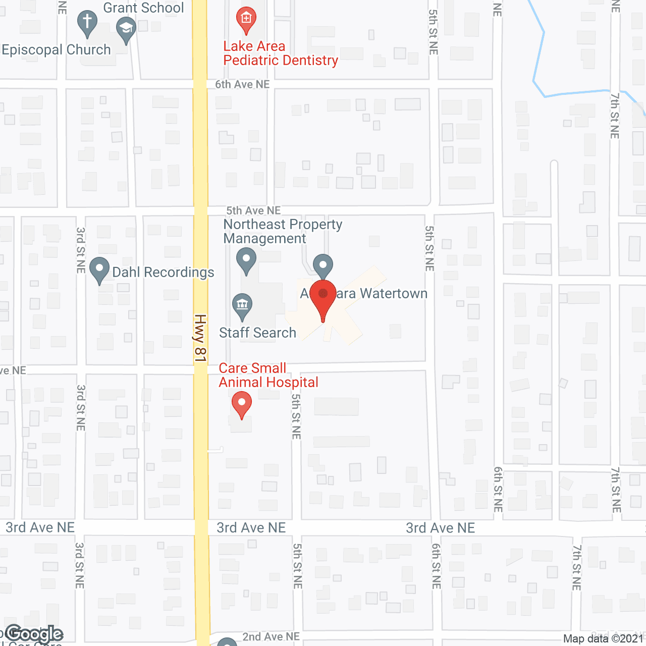 Golden Living Center Watertown in google map