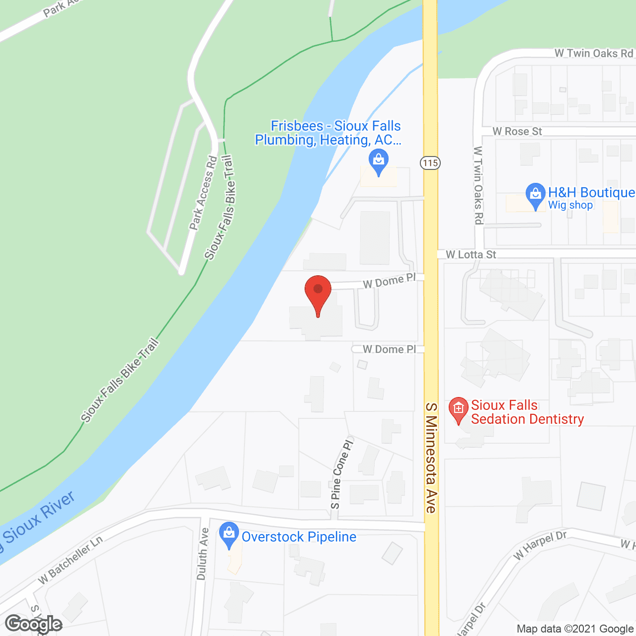 Riverview Residential Living in google map