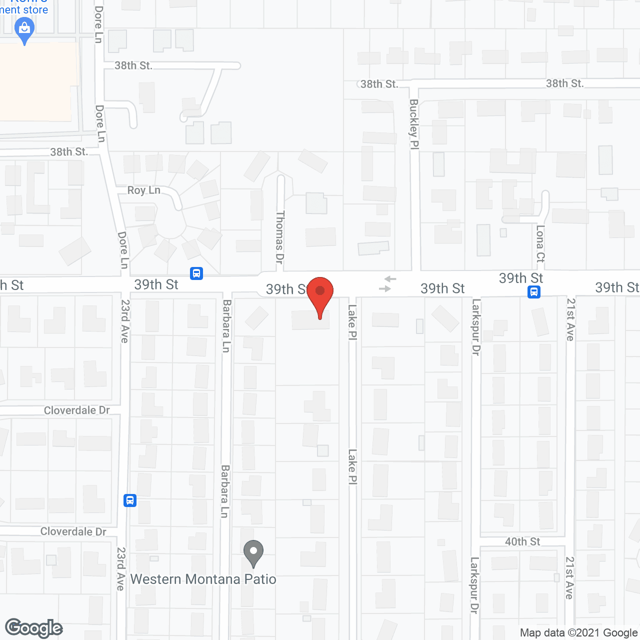 Redstone Estates in google map