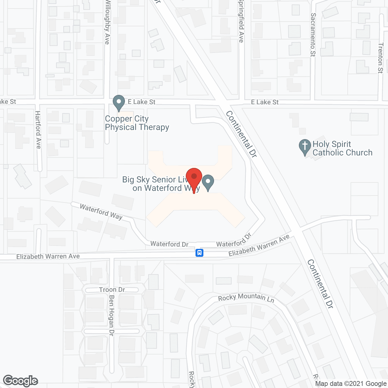 The Waterford Center in google map
