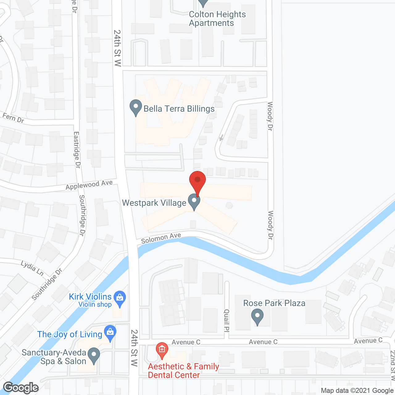 Westpark Village in google map