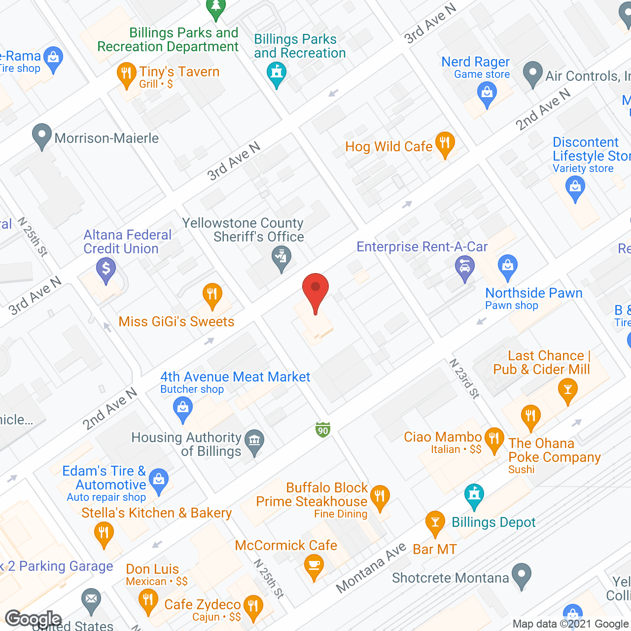 Sage Tower Retirement Apts in google map