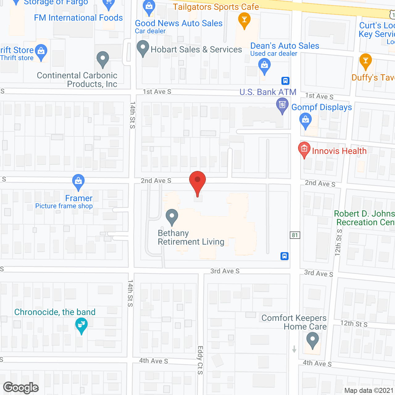 Bethany Homes in google map