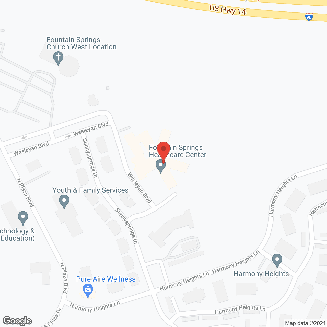 Fountain Springs Assisted Living in google map
