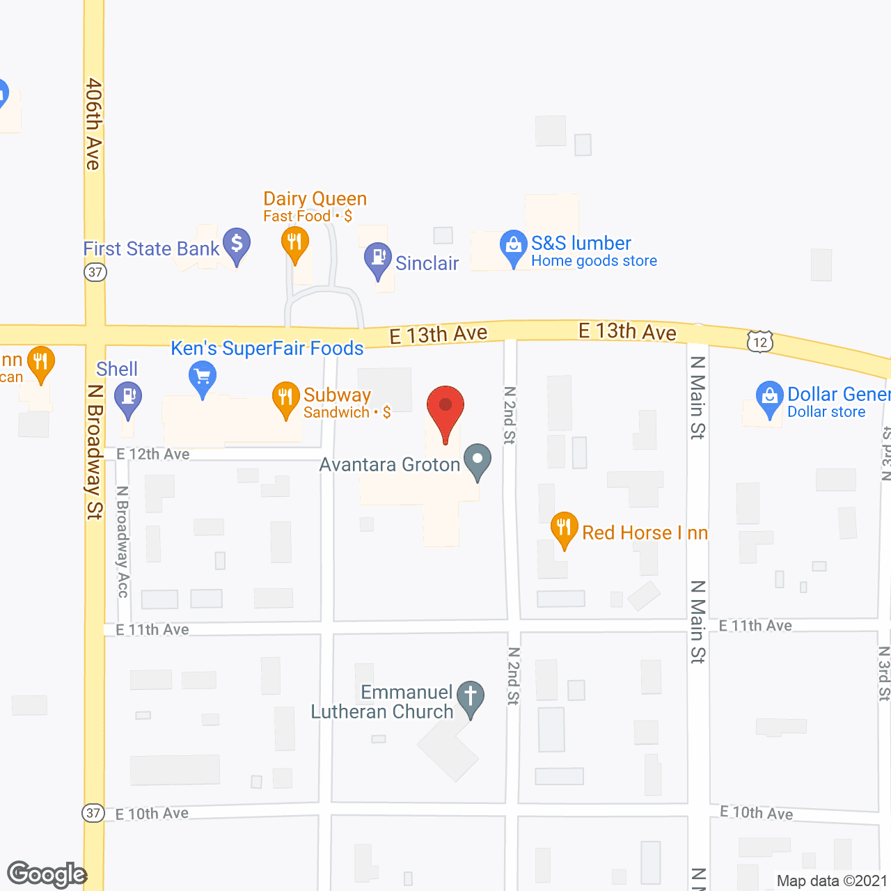 Golden LivingCenter - Groton in google map