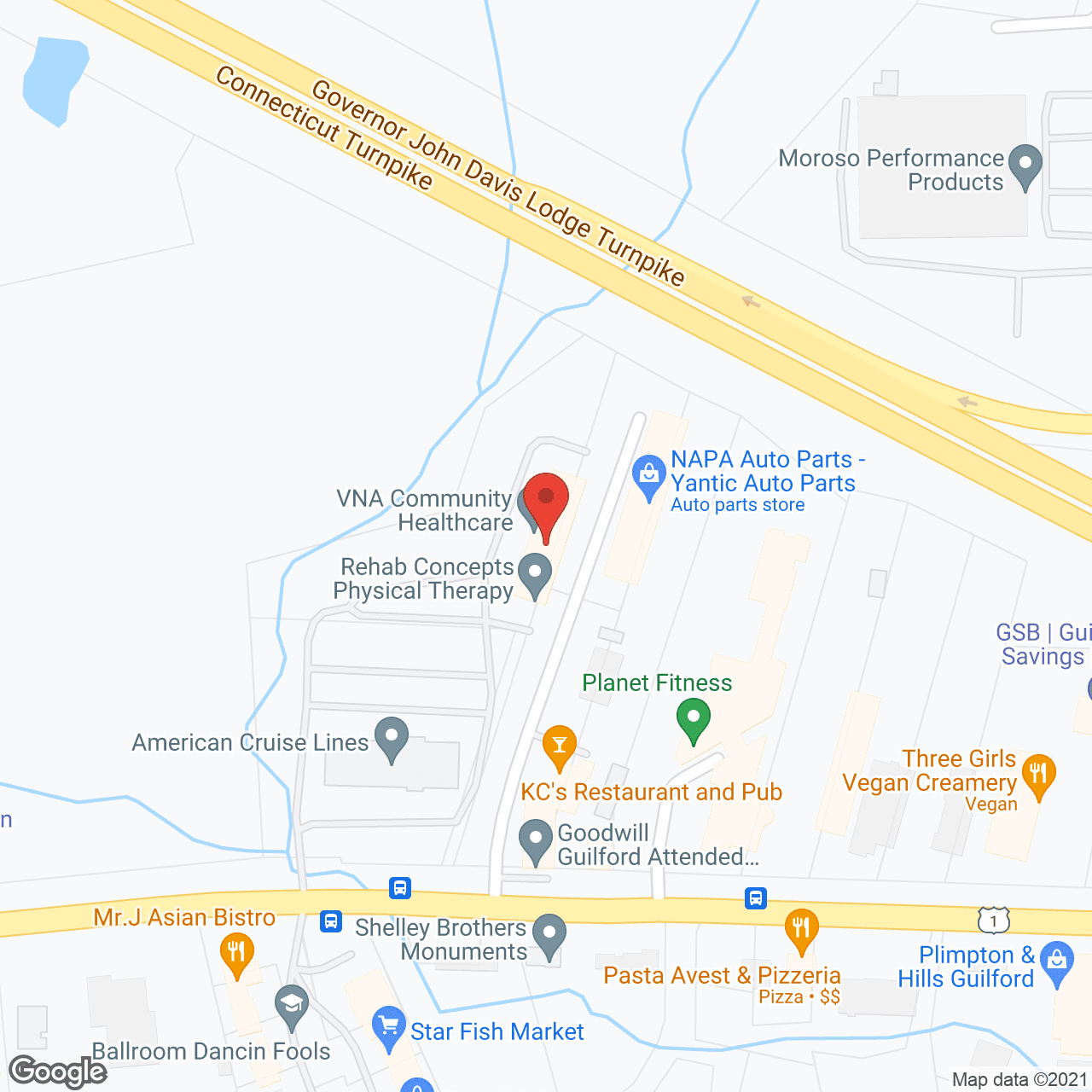 VNA Community Healthcare in google map