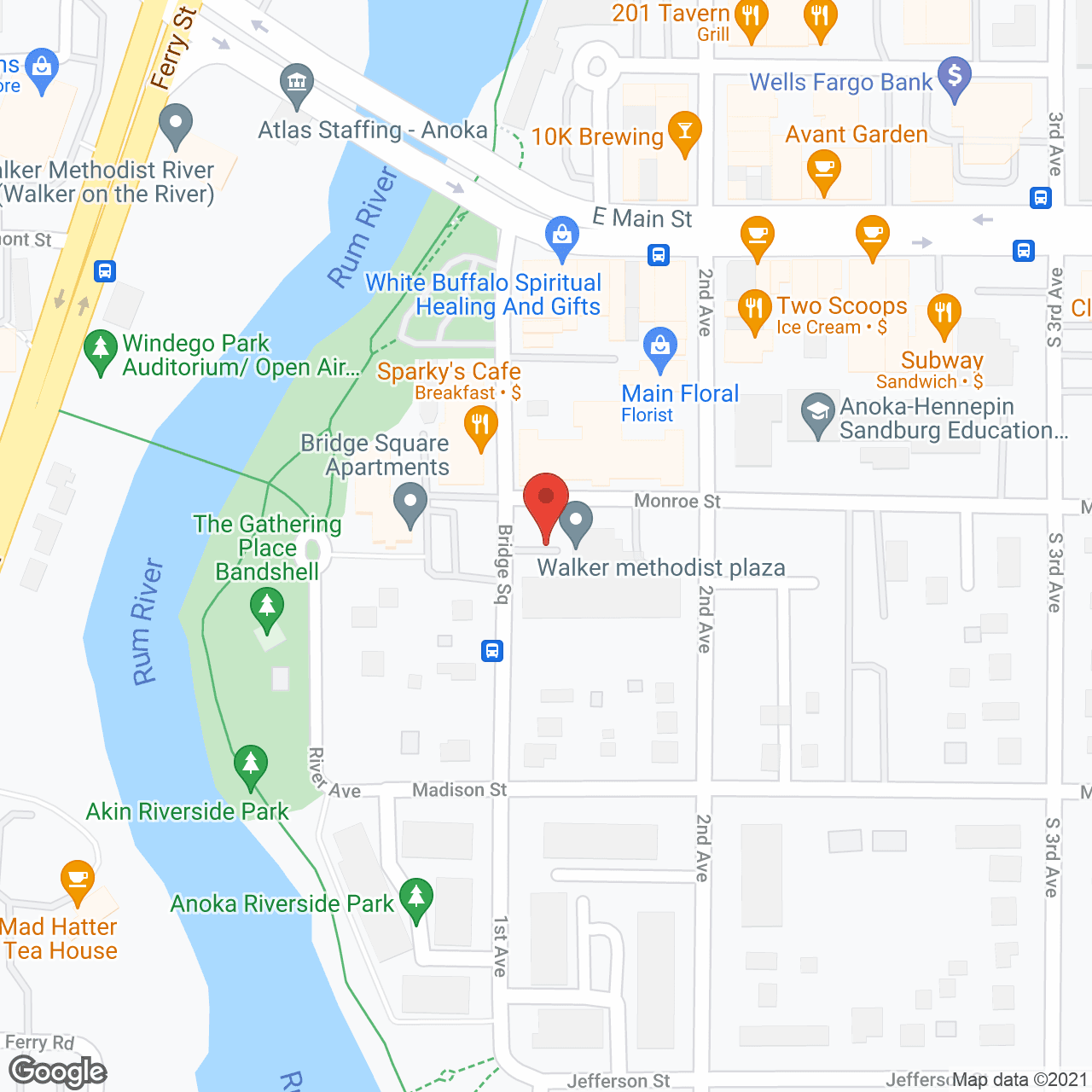 Walker Methodist Plaza in google map