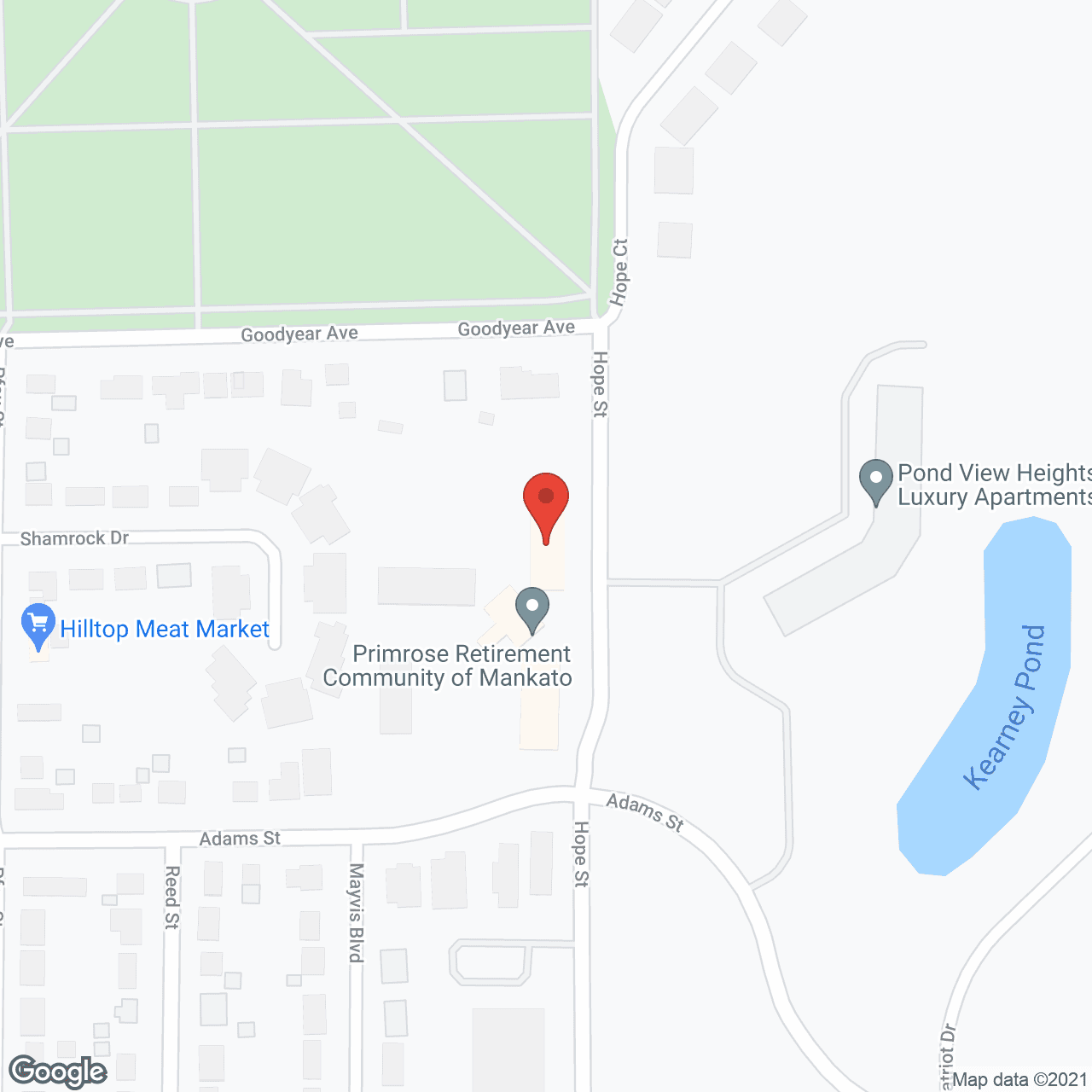 Mankato Lodge Senior Living in google map