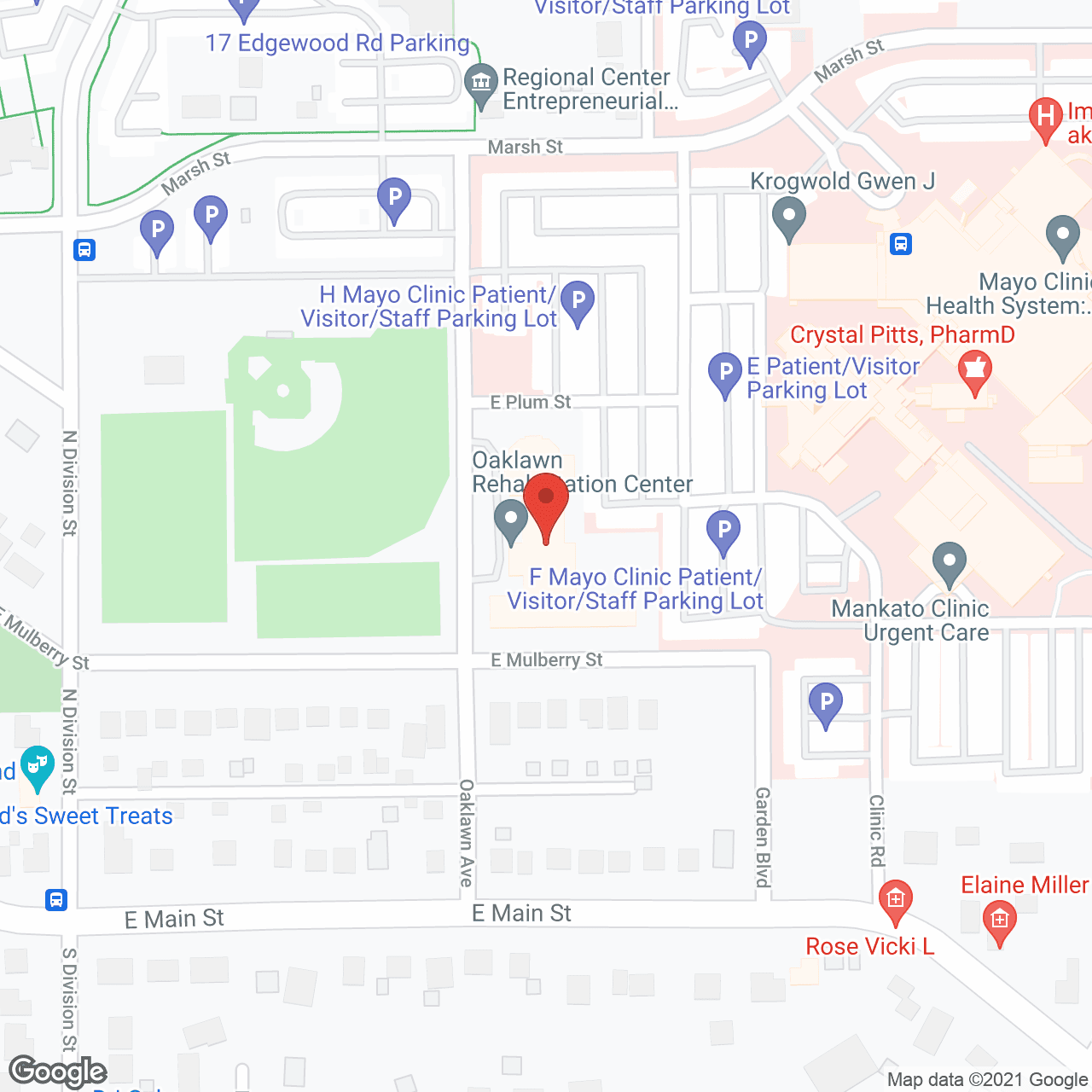 Oaklawn Health Care Ctr in google map