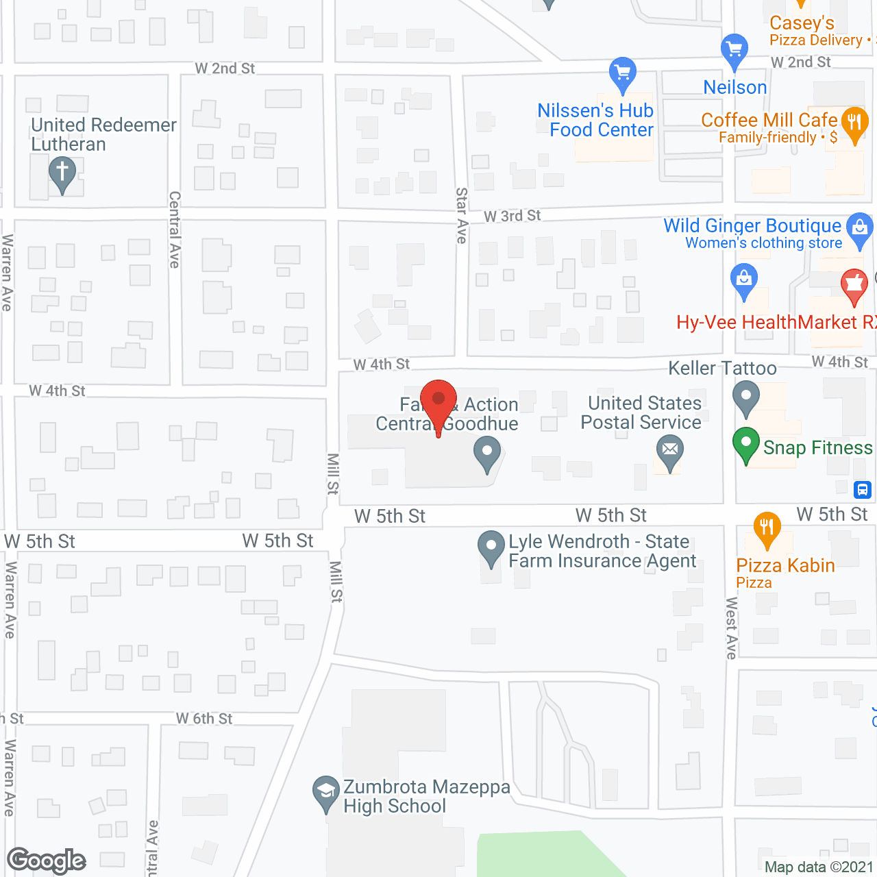 Zumbrota Nursing Home in google map