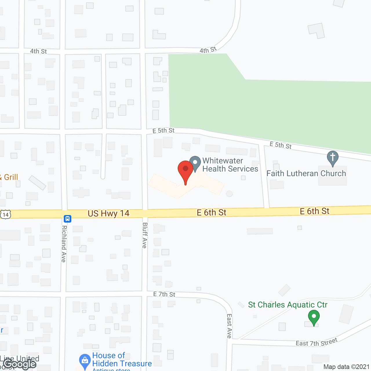 Golden Living Center Whitewater in google map